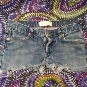Cut off jean shorts
